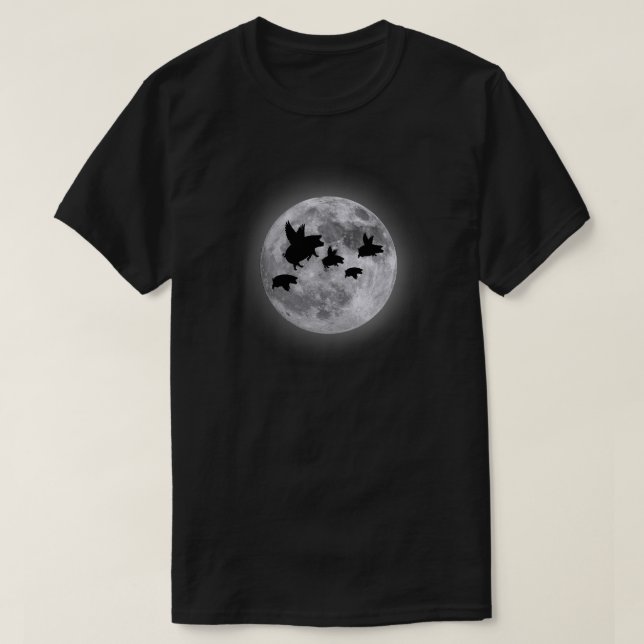 T-shirt Porcs volants néocturnes (Design devant)