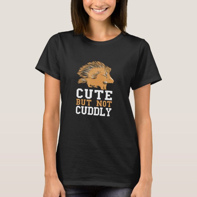 T-shirt Porcupine Cute non cuite épine Nature Rode animal (Devant)