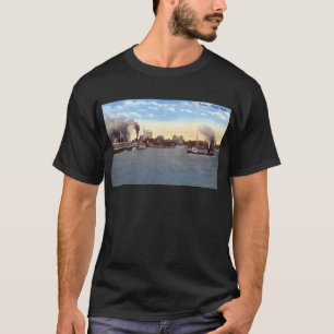 T-shirt Port, cru de Detroit, Michigan c1915