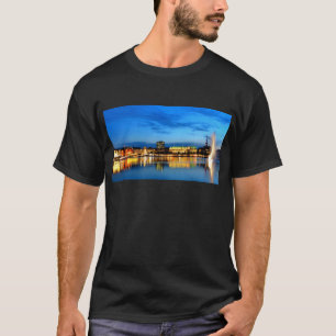T-shirt Port de Hambourg Hafen Deutschland Alster Nuit