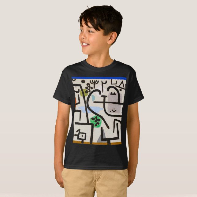 T-shirt Port de Rich par Paul Klee (Devant entier)