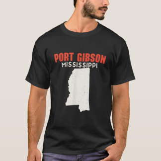 T-shirt Port Gibson Mississippi USA State America Travel M