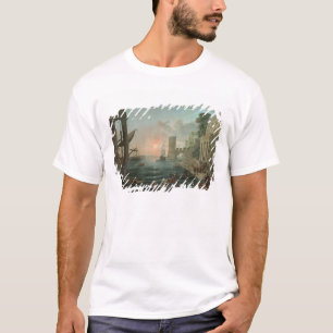T-shirt Port maritime avec l'embarquement
