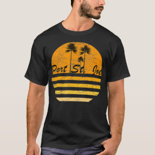 T-shirt Port St Joe Vintage Retro les années 70 Surf Thro