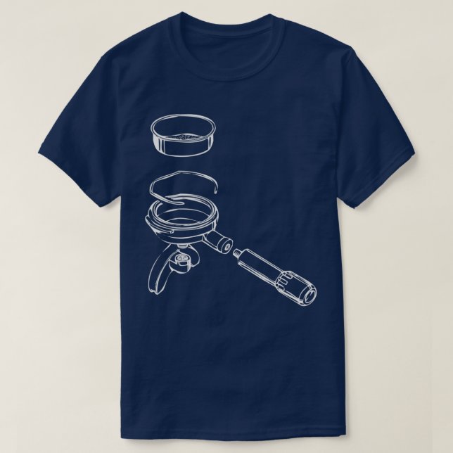 T-shirt Portafilter explosé (Design devant)