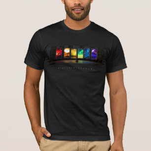 T-shirt Portails (larges) en noir