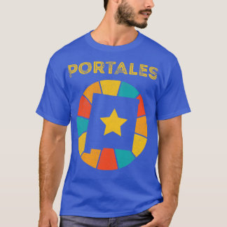T-shirt Portales Nouveau-Mexique Souvenir Vintage déshabil