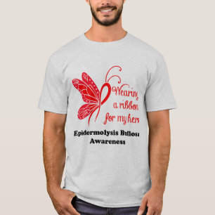 T-shirt Portant un ruban pour mon héros - chemise d'eb