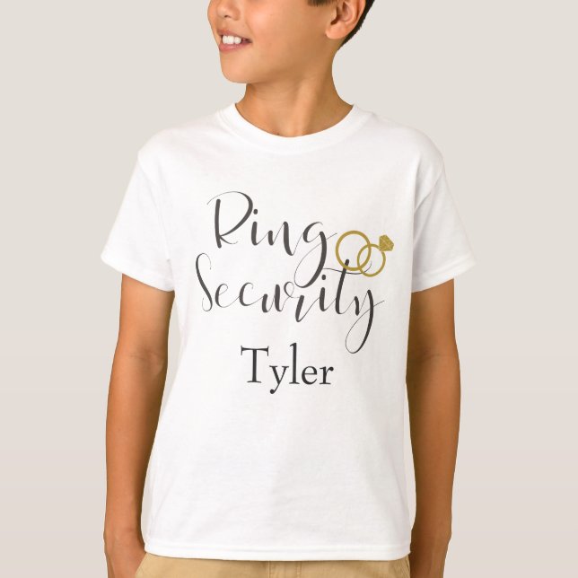 T-shirt Porte-anneau de sécurité (Devant)
