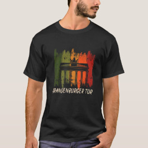 T-shirt Porte De Brandebourg Retro Berlin Allemagne Sur Pa