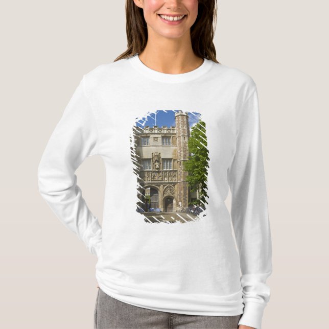 T-shirt Porte du Trinity College et rangées de vélos, (Devant)
