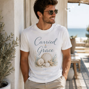 T-shirt Porté par la Grâce – Inspiration Côtière