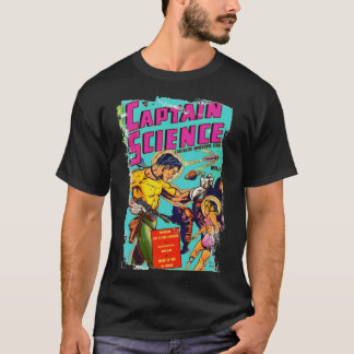 T-shirt Portée Capitaine Science couverture bande dessinée