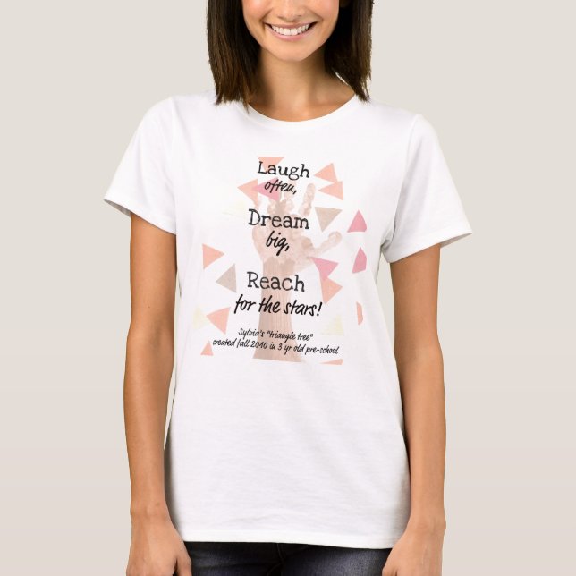 T-shirt Portée pour les étoiles (Devant)