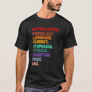 T-shirt Portée vintage de la pratique Thérapie vocale SLP 