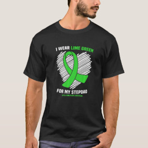 T-shirt Porter la chaux verte pour ma maladie de la colonn
