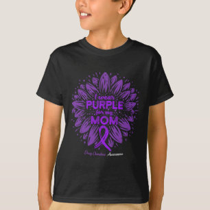 T-shirt Porter le pourpre pour ma mère Tournesol Drogue ov