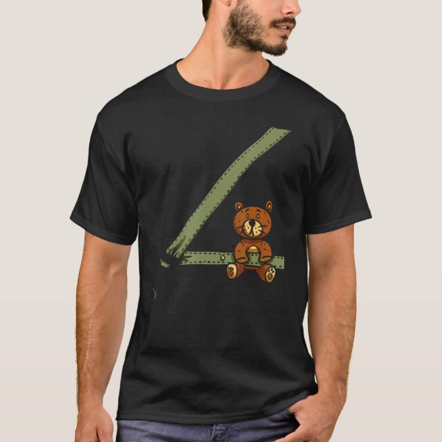 T-shirt Porter le siège Ceinture Sécurité Enfants Enfants (Devant)