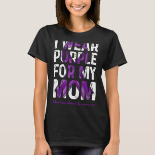 T-shirt Porter le violet pour ma mère - Sensibilisation à