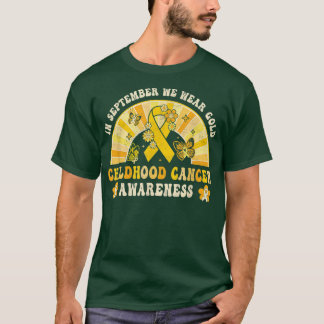 T-shirt Porter or Enfance Cancer Sensibilisation Guerrier 