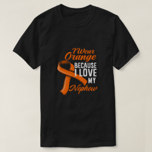 T-shirt Porter Orange pour ma conscience du cancer du rein