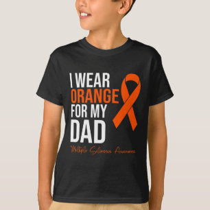 T-shirt Porter Orange Pour Mon Père Ms Warrior Multiple Sc
