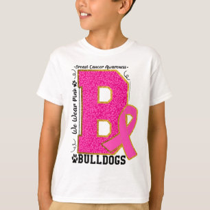 T-shirt Porter Pink Bulldogs Breast Cancer Sensibilisation