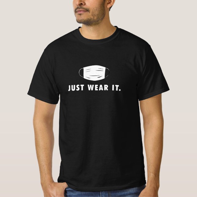 T-shirt Porter un masque (Devant)
