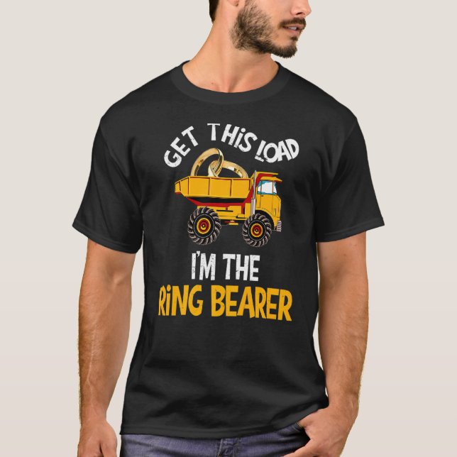 T-shirt Porteur De Bague Drôle Sécurité Et Protection Prés (Devant)