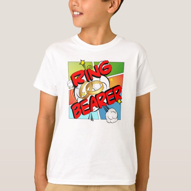 T-shirt Porteur de bague superhero (Devant)