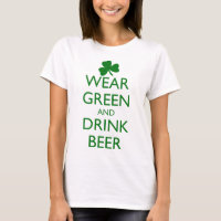 PORTEZ DE LA BIÈRE VERTE ET BOIRE