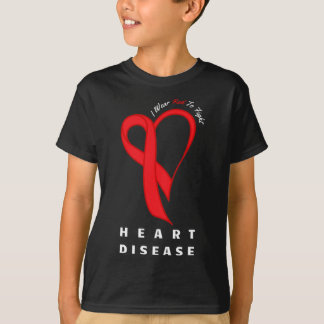 T-shirt Portez du rouge pour combattre la maladie cardiaqu