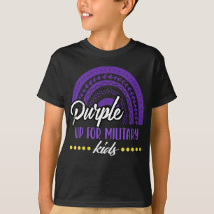 T-shirt Portez du violet pour les enfants militaires Arc-e