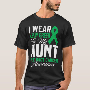 T-shirt Portez le vert Kelly pour ma tante, sensibilisatio