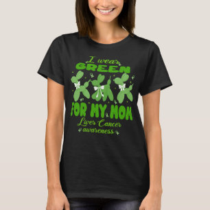 T-shirt Portez le vert pour maman mignon Balloon Chien Can