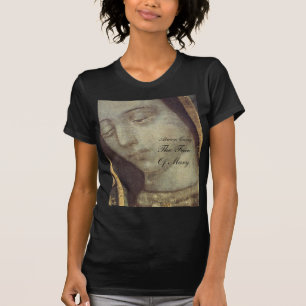 T-shirt Portez Toujours Le Visage De Marie