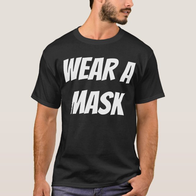 T-SHIRT "PORTEZ UN MASQUE" (Devant)