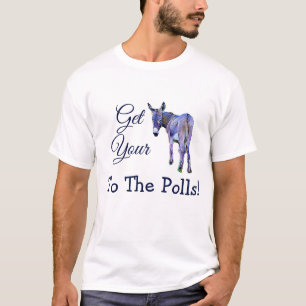 T-shirt Portez votre attention sur les sondages, l'humour 