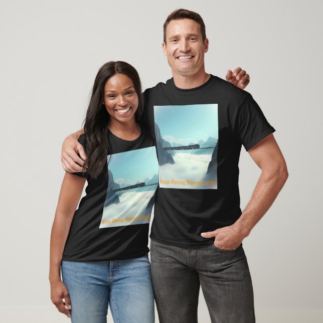 T-shirt Portez Votre Élan – Continuez à Aller Au-Delà des  (Unisexe)