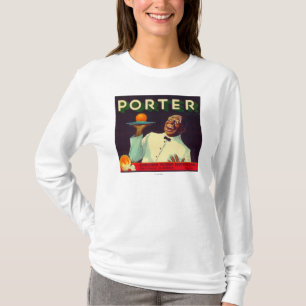 T-shirt Portier LabelPorterville orange, CA