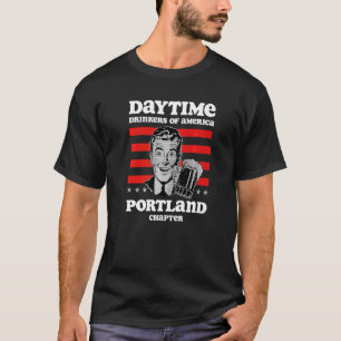T-shirt Portland Chapitre Boissons diurnes bière brasse