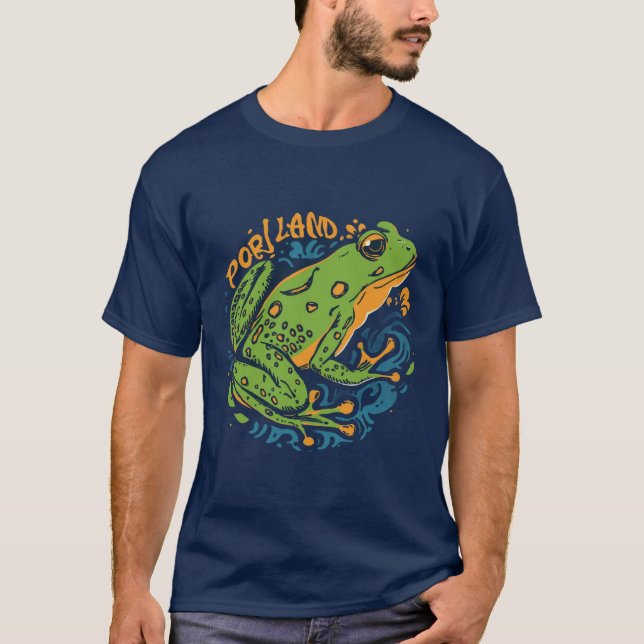 T-shirt Portland Frog (Devant)