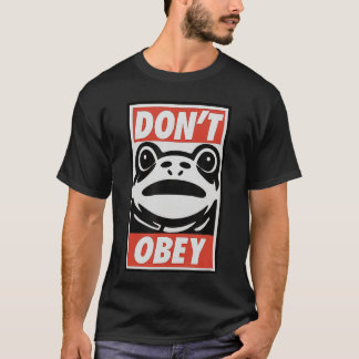 T-shirt Portland Frog Dont Obey