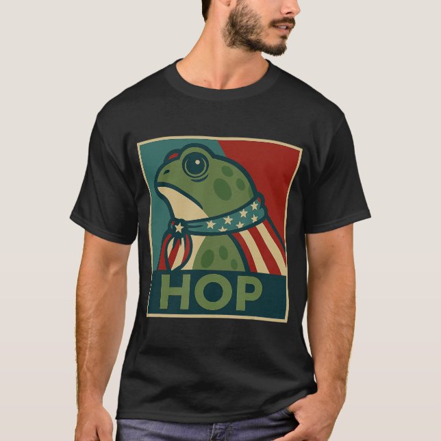 T-shirt Portland Frog Hop (Devant)