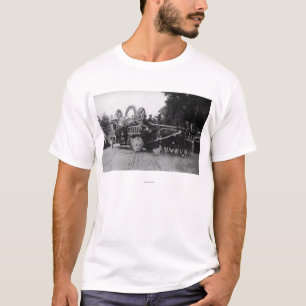T-shirt Portland, OU chevaux roses de défilé de festival