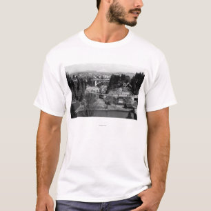 T-shirt Portland, OU vue de ville de parc de ville