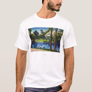 T-shirt Portland, scène de parc d'OregonLaurelhurst
