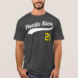 T-shirt Porto Rico Baseball 21 pour le fan de Santurce Bas