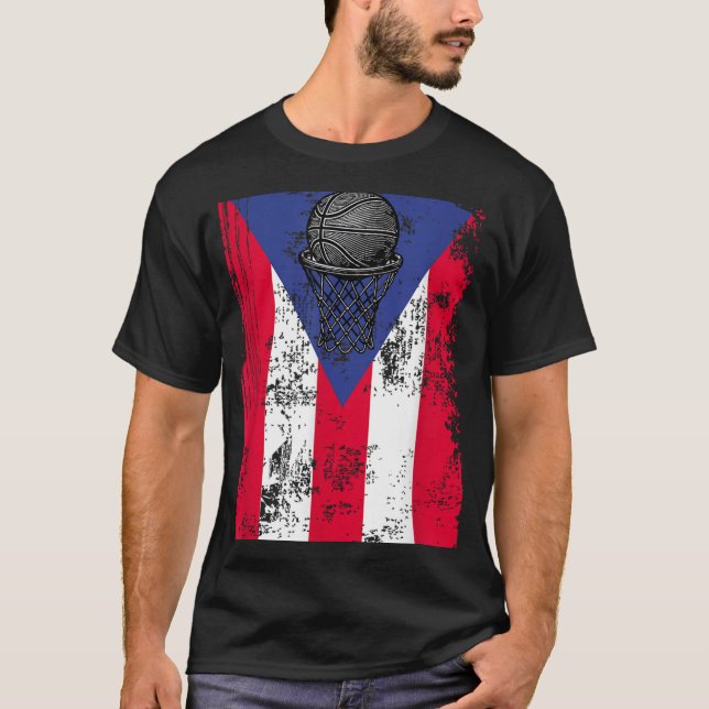 T-shirt Porto Rico Basket (Devant)