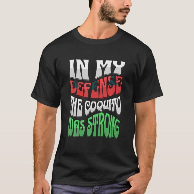 T-shirt Porto Rico Christmas Coquito Eggnog Boricua Phras (Devant)